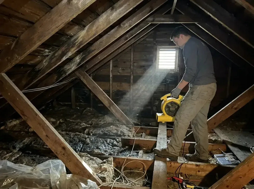 attic-water-damage-drying-proc-007 — frequently asked questions, Emergency Water Extraction & 24/7 Flood Response in Clarksd…